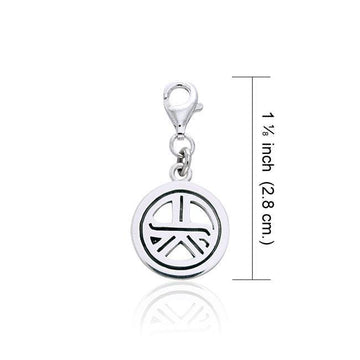 Reiki Symbol Silver Clip Charm TWC037 - Jewelry